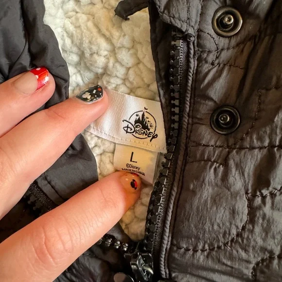 Mickey Mouse Fleece Lined Quilted Jacket - Picture 3 of 5